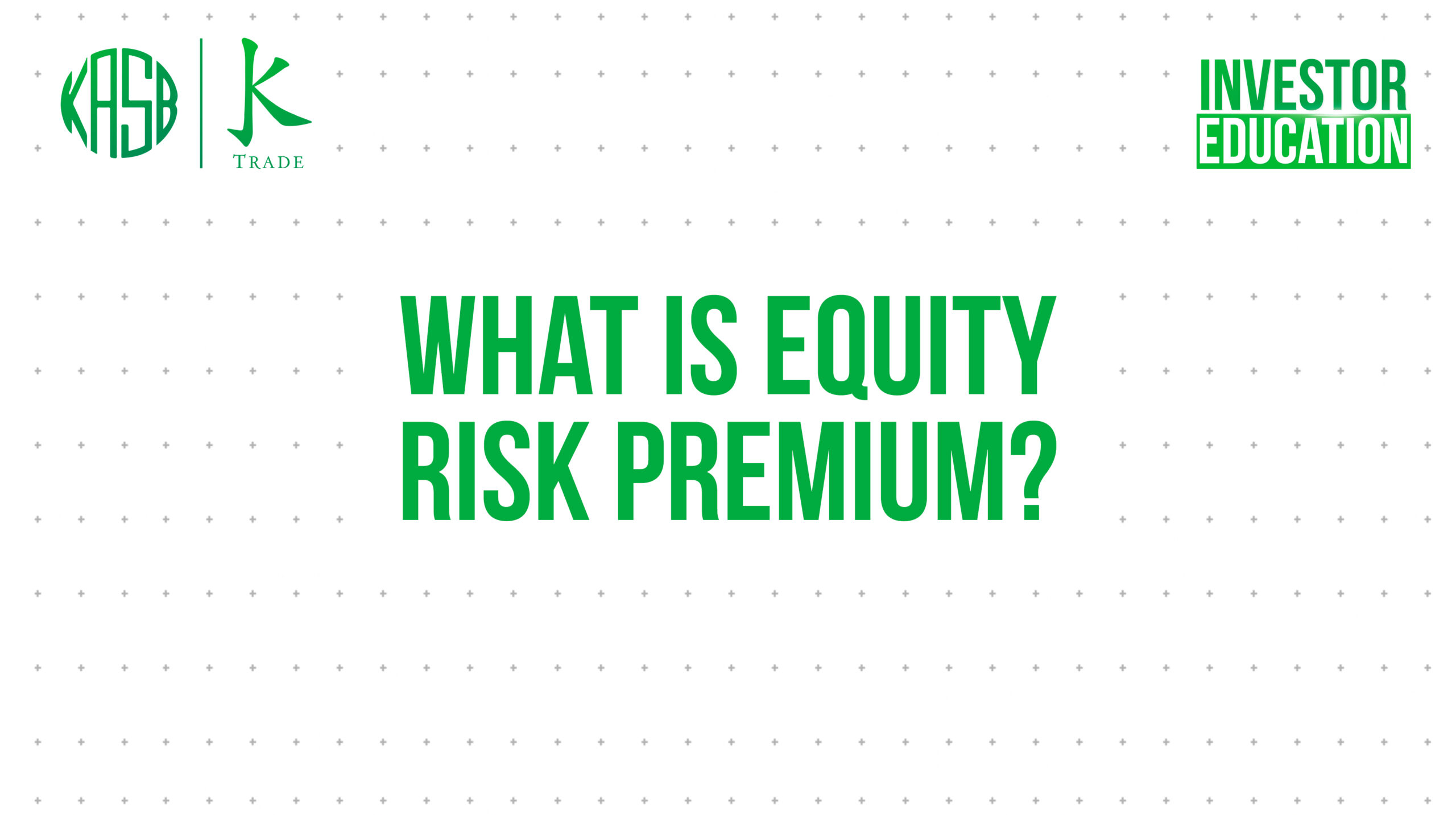 What Is Equity Risk Premium scaled