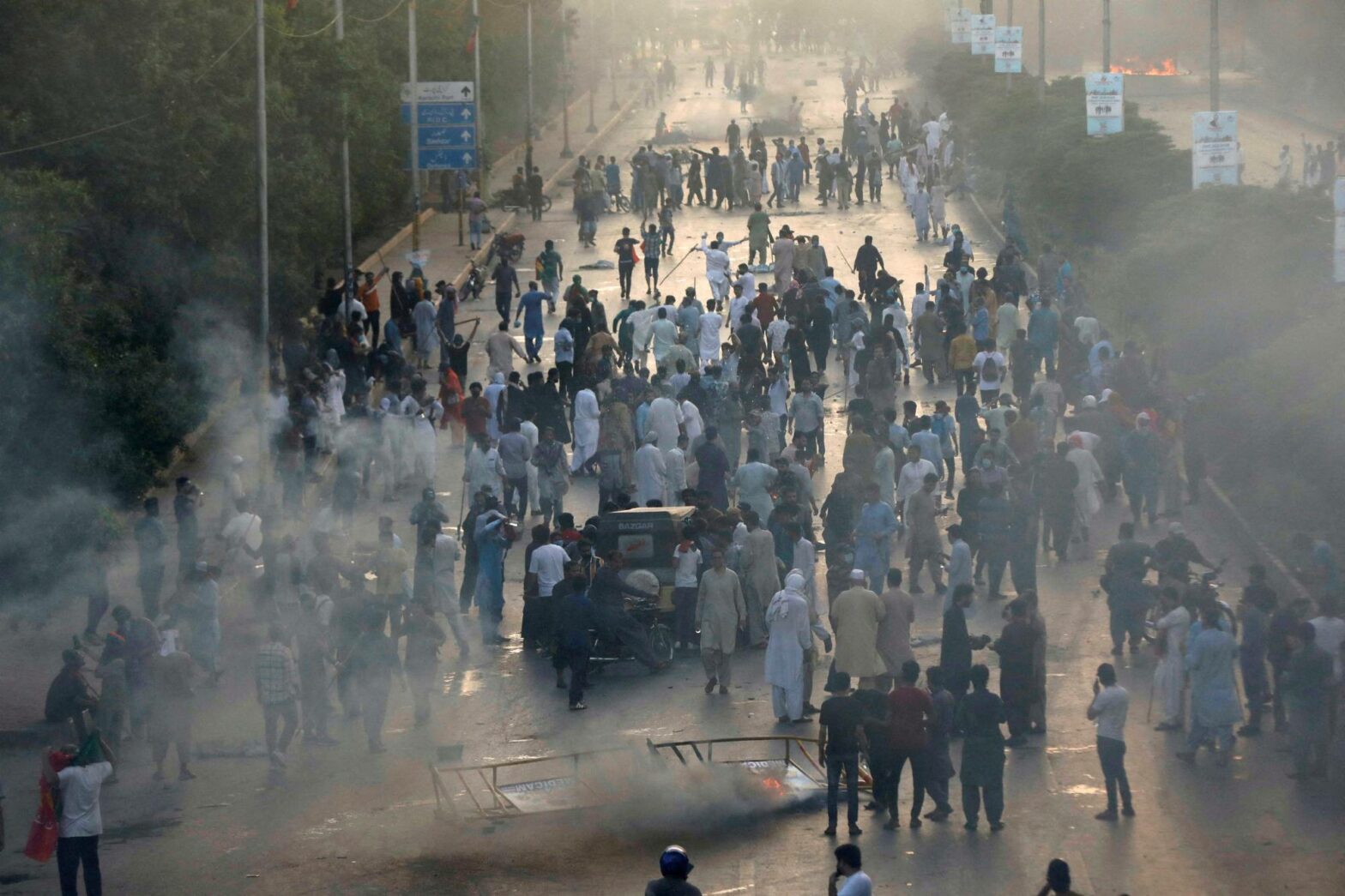 protests in pakistan